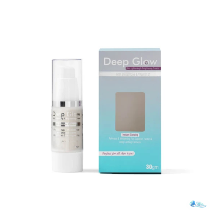 Deep Glow Skin Brightening Cream deeply hydrates the skin while promoting a brighter, smoother, and naturally radiant complexion.