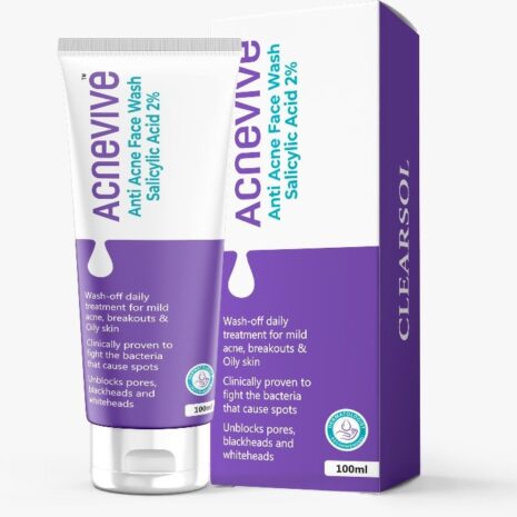 Acnevive Anti-Acne Face Wash removes excess oil, dirt, and impurities while helping maintain a clear, fresh, and healthier-looking complexion.