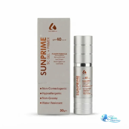 SunPrime SC Gel + Primer SPF 40+++ offers SPF 40+++ sun protection while providing a smooth, matte finish that works perfectly as a makeup primer.