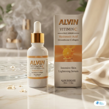 Alvin Vitamin Face Serum hydrates, nourishes, and brightens the skin while promoting a smoother, healthier, and more radiant complexion.