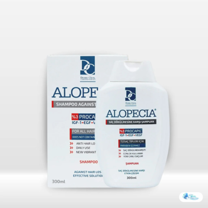 Alopecla Anti-Hair Loss Shampoo 300ml gently cleanses the scalp, helps reduce hair fall, strengthens hair, and supports healthy hair growth.