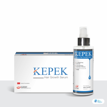 Kepek Hair Growth Serum nourishes the scalp and supports stronger, healthier-looking hair for a fuller and more vibrant appearance.