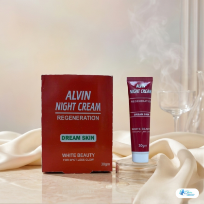 Alvin Night Cream deeply hydrates and nourishes the skin overnight, helping you wake up with a softer, smoother, and healthier-looking complexion.